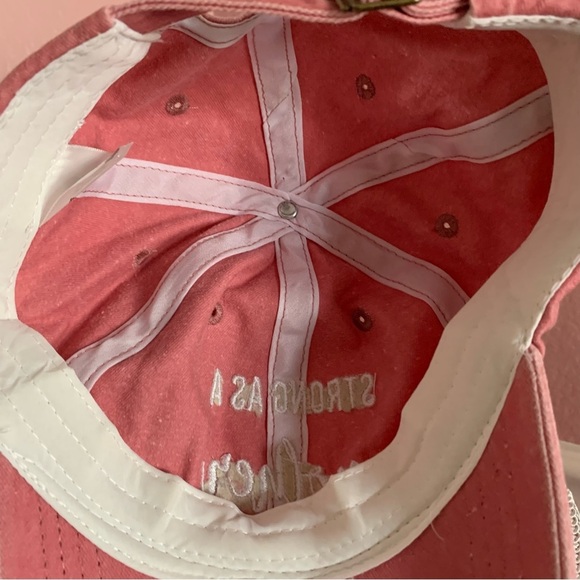 👗Pink Embroidered “Strong as a Mother” Baseball Cap - Picture 4 of 4